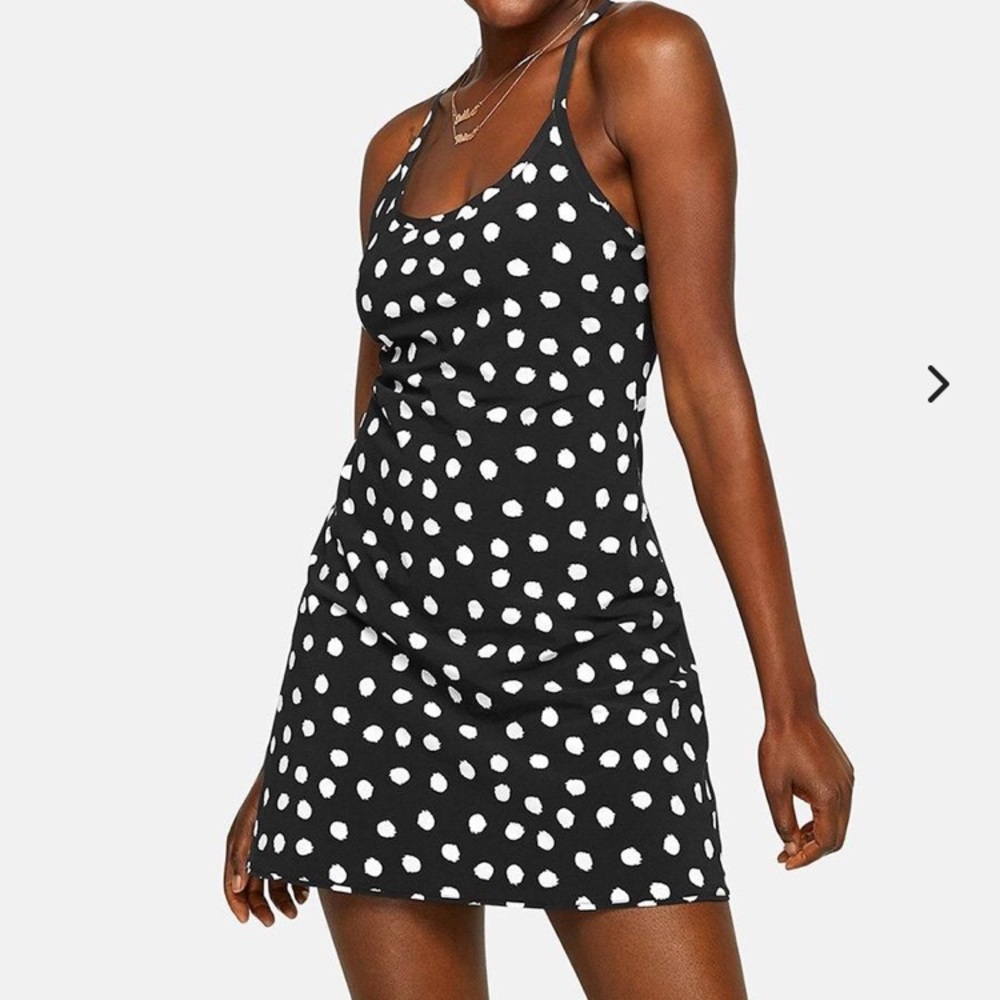 Outdoor Voices exercise dress polka dot